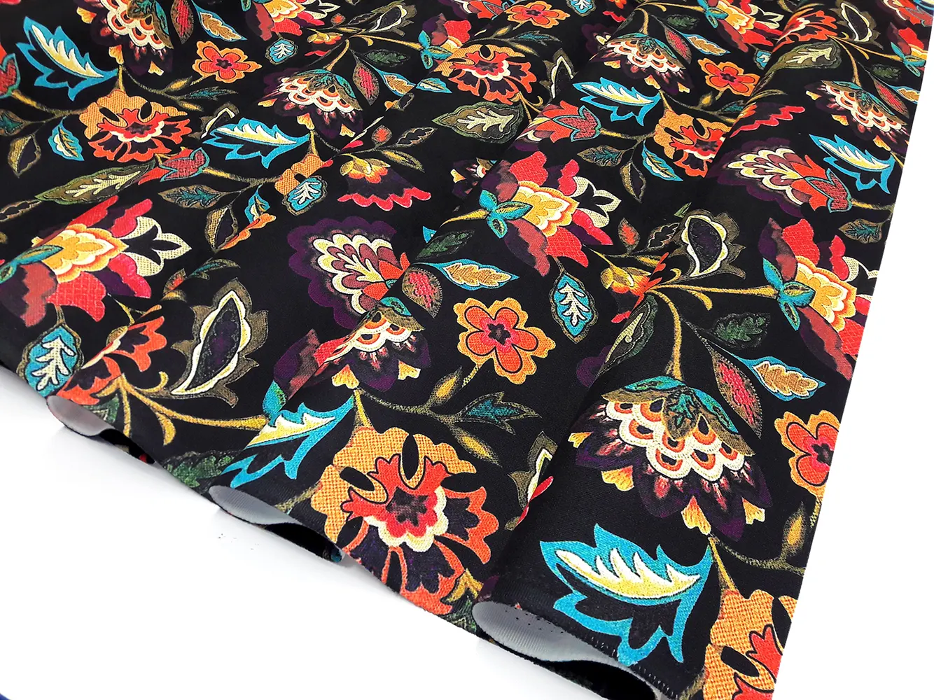 Polish Folk Art Floral Fabric