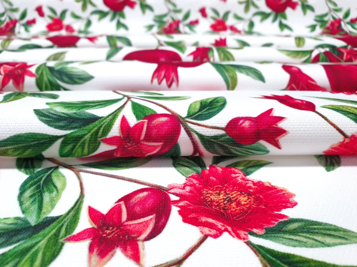 Pomegranate Print Fabric
