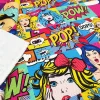 Pop Art Comic Book Fabric