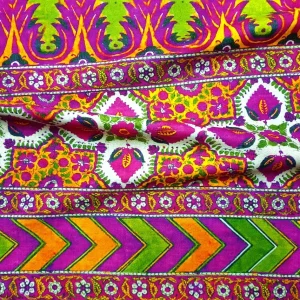 Rainbow Tribal Bohemian Fabric