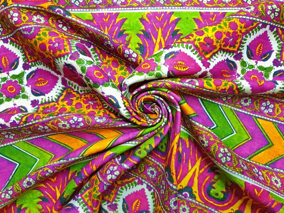 Rainbow Tribal Bohemian Fabric