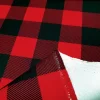 Red and Black Buffalo Check Fabric
