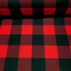Red and Black Buffalo Check Fabric