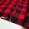Red and Black Large Gingham Fabric