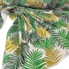 Retro Palm Leaves Fabric