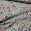 Retro Scandinavian Geometric Fabric