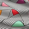 Retro Scandinavian Geometric Fabric