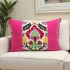 Santa Maria Desert Flower Pom-Pom Pillow Cover