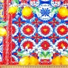 Sicilian Tiles Italian Lemons Fabric