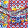 Sicilian Tiles Italian Lemons Fabric