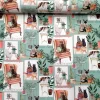 Sitting Home Cats Fabric