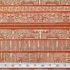 Terracotta Aztec Fabric