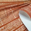 Terracotta Aztec Fabric
