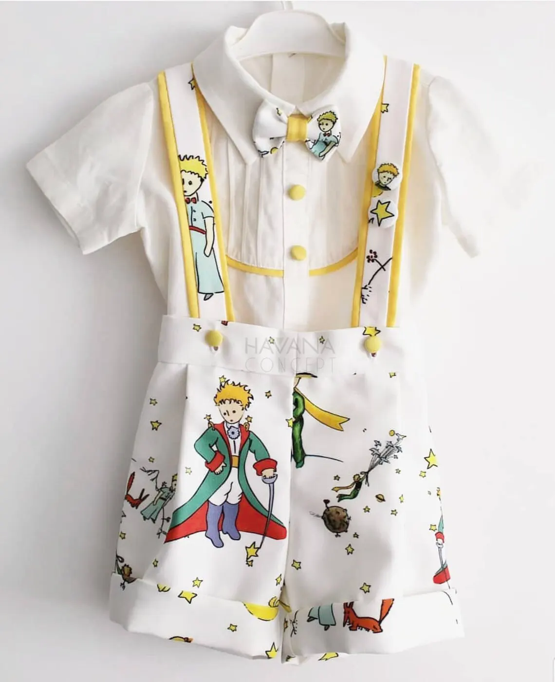 The Little Prince Fabric White