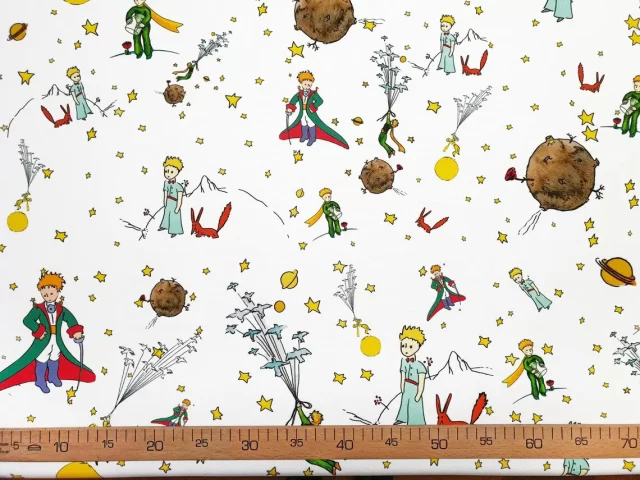 The Little Prince Fabric White