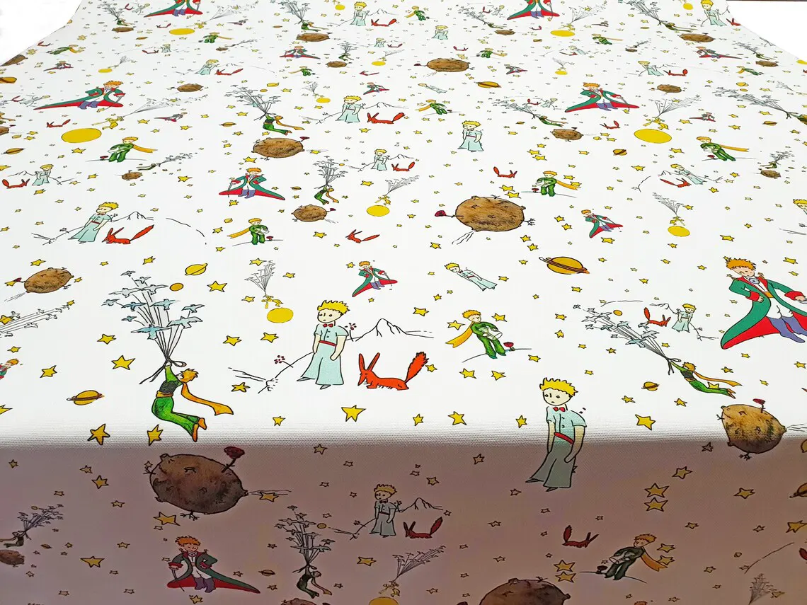 The Little Prince Fabric White
