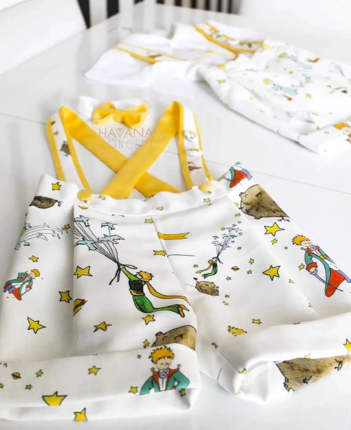 The Little Prince Fabric White