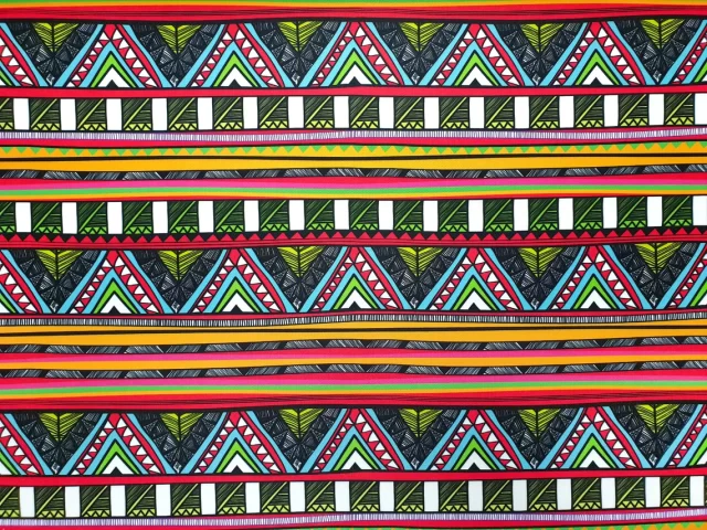 Tribal Peruvian Aztec Print Fabric