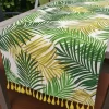 Palm Leaves Tassel Table Runner