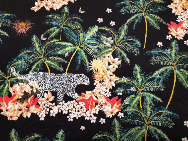 Tropical Trees and Leopard Fabric