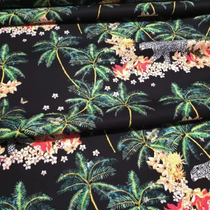 Tropical Trees and Leopard Fabric