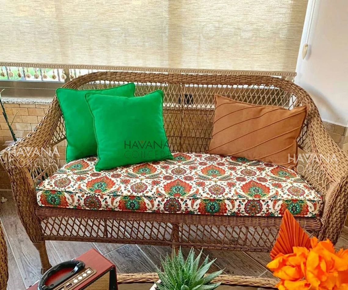 Turkish Ethnic Ottoman Flowers Fabric