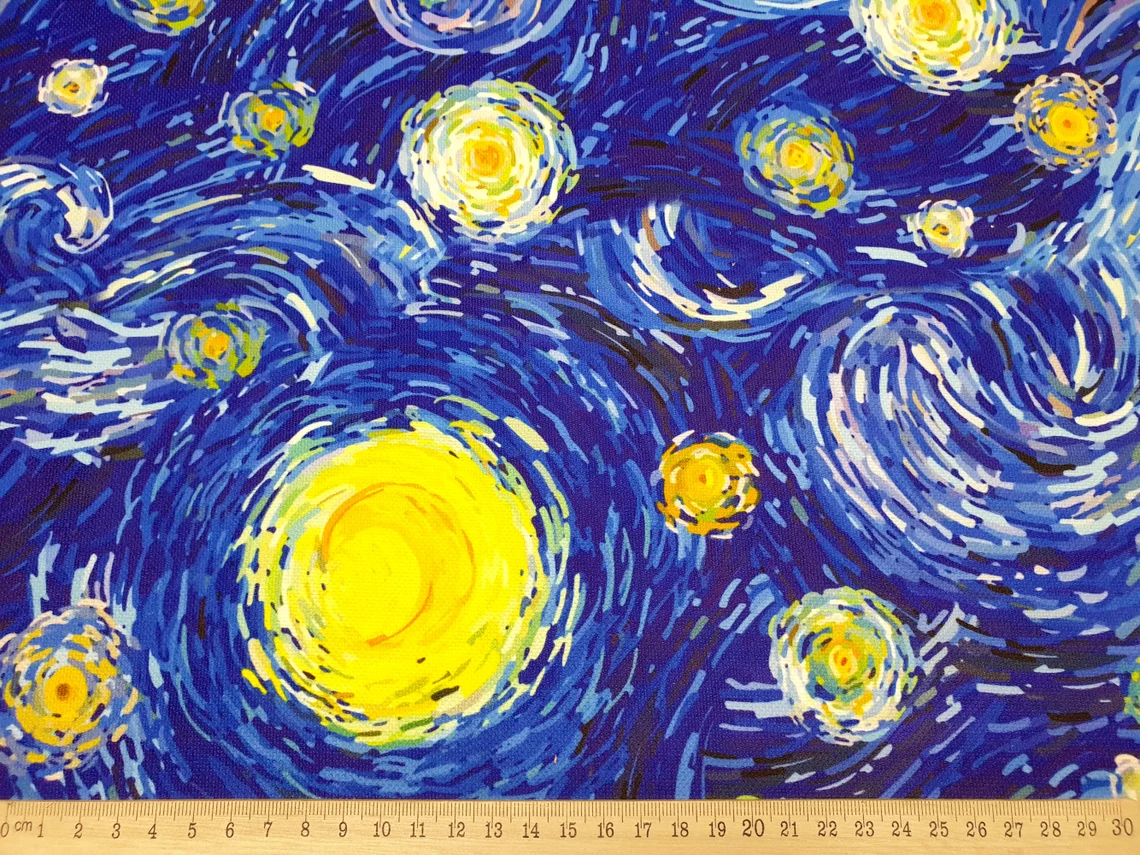 Van Gogh Starry Night Fabric