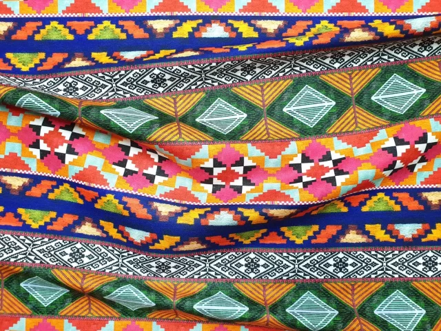 Colorful Southwestern Aztec Fabric