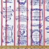 Vintage Paris Script Fabric