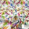 Watercolor Birds of Paradise Fabric