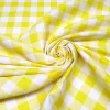 Yellow Gingham Fabric