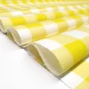 Yellow Gingham Fabric