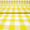 Yellow Gingham Fabric