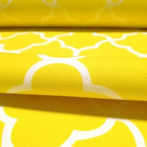 Yellow Ombre Trellis Moroccan Fabric
