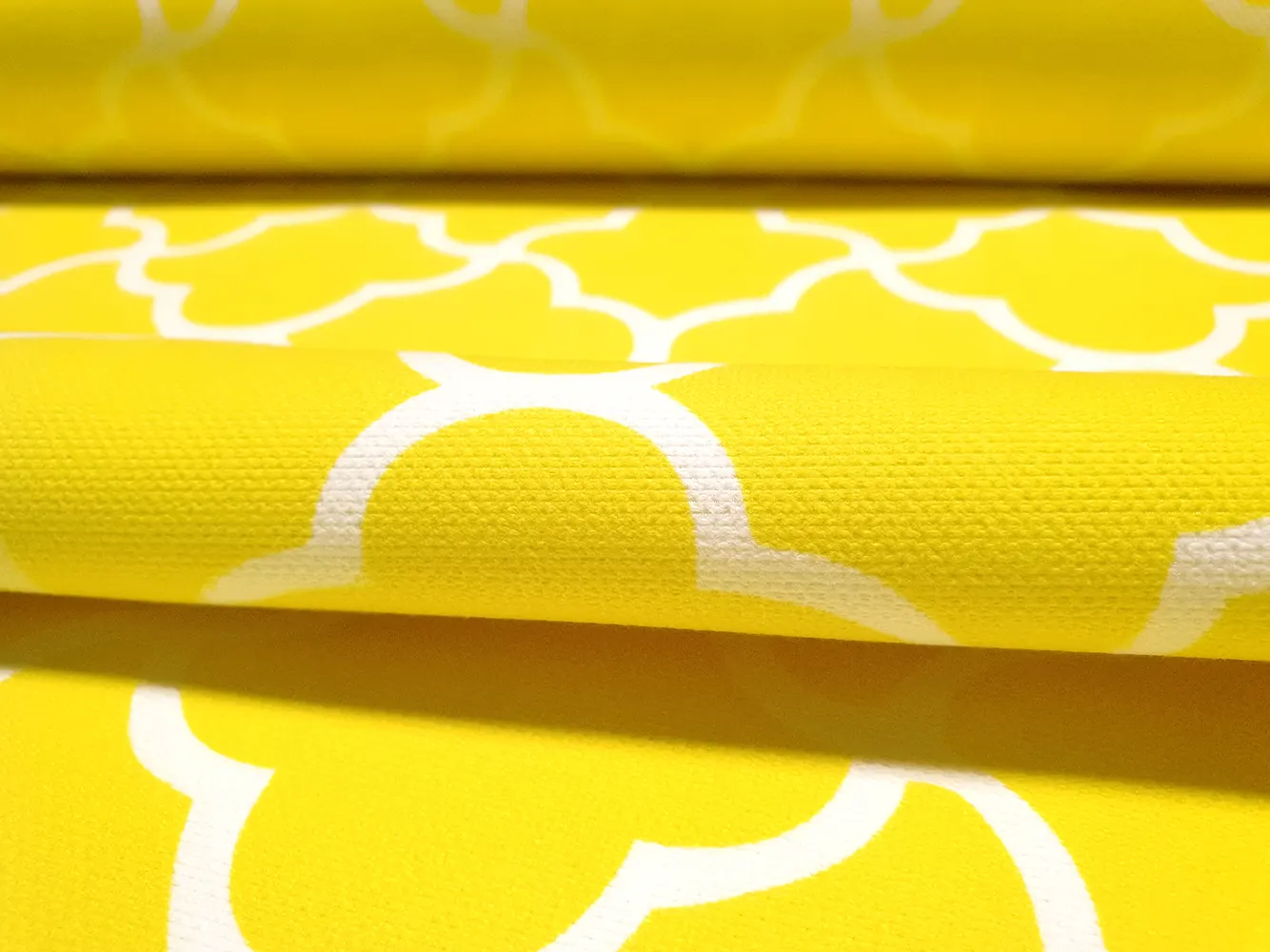 Yellow Ombre Trellis Moroccan Fabric