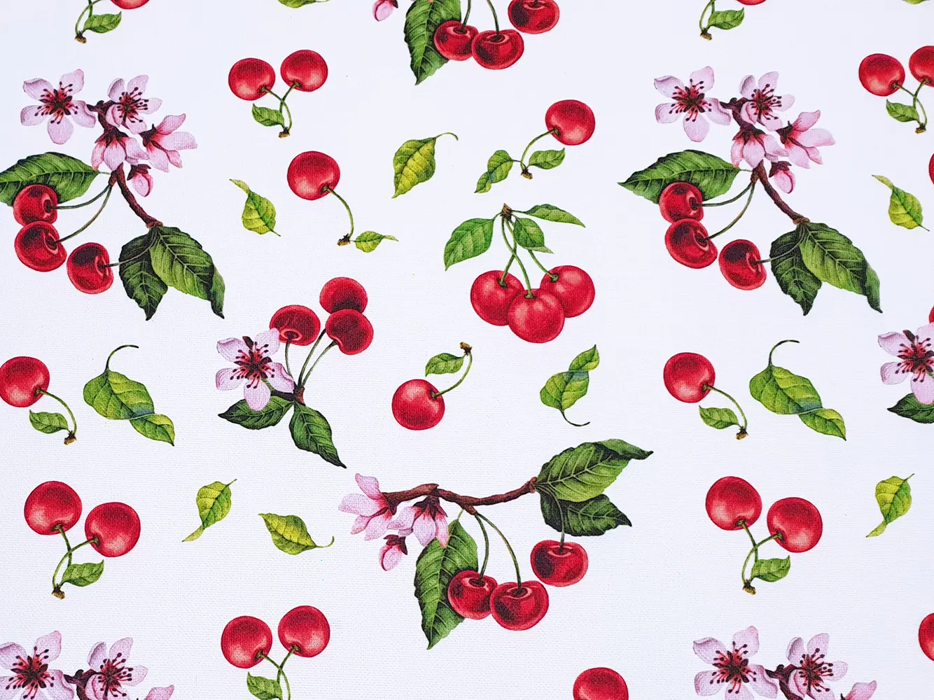 Cherry Print Fabric