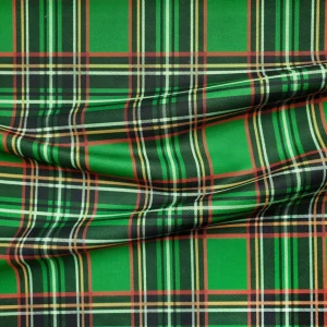 Green Royal Stewart Tartan Plaid Fabric