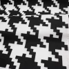 Black and White Houndstooth Fabric