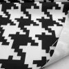 Black and White Houndstooth Fabric