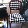 Black and White Houndstooth Fabric