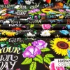 Hippie Flowers Fabric