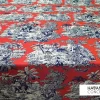 Living Coral Toile de Jouy Fabric
