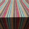 Striped Velvet Look Fabric