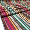 Retro Rainbow Striped Fabric