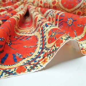 Vintage Boho Kilim Fabric by the Yard