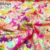 Rainbow Color Paisley Fabric