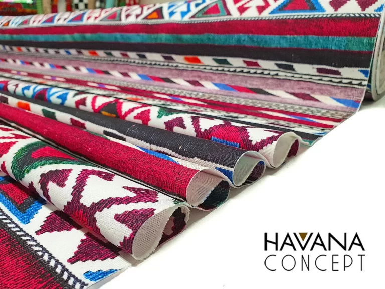 Turkish Rug Kilim Print Fabric