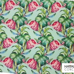 Floral African Protea Fabric
