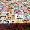 1930s Retro Vintage Comic Cartoon Upholstery, Drapery, Digital Printed Fabric by the Yard