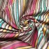 Retro Rainbow Striped Fabric